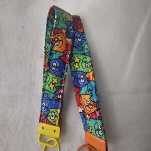 Key Fob Wristlet - Yellow & Orange Accents